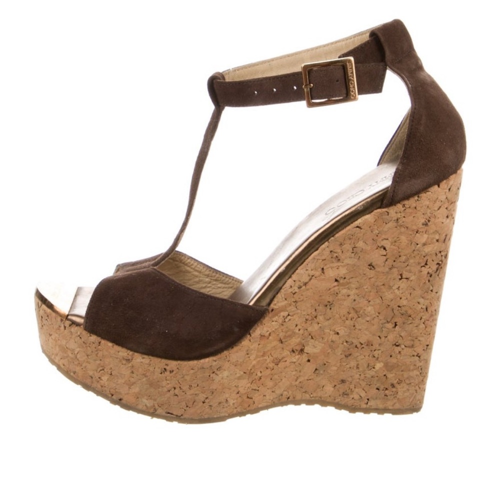 Jimmy Choo Wedge Sandals 8